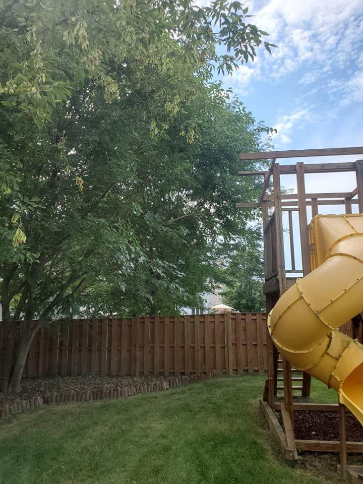 Lawn care and landscaping work by Henry’s Lawn Care in Rockford, IL