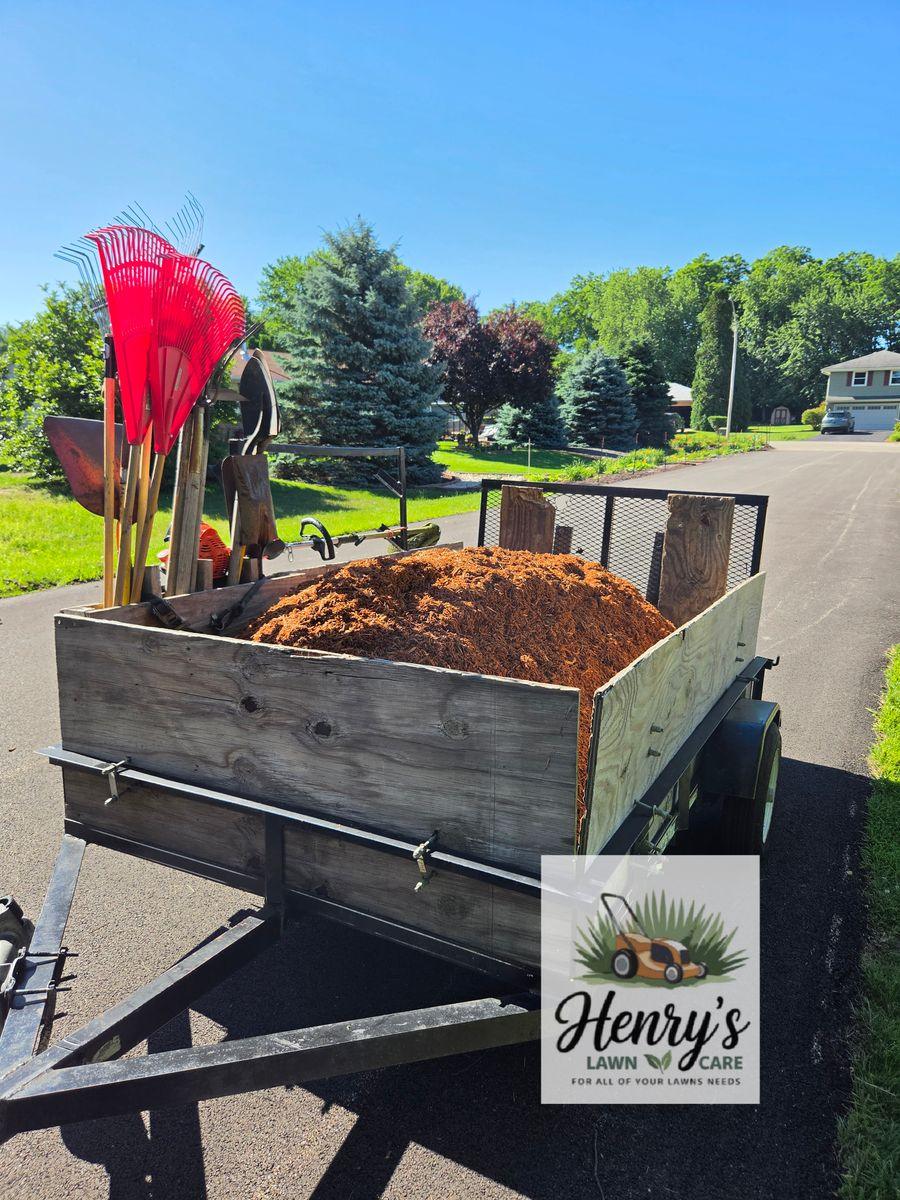Lawn care and landscaping work by Henry’s Lawn Care in Rockford, IL